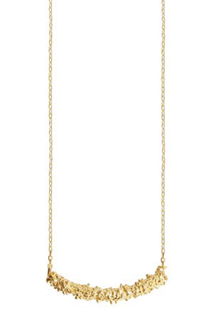 gold vermeil silver necklace