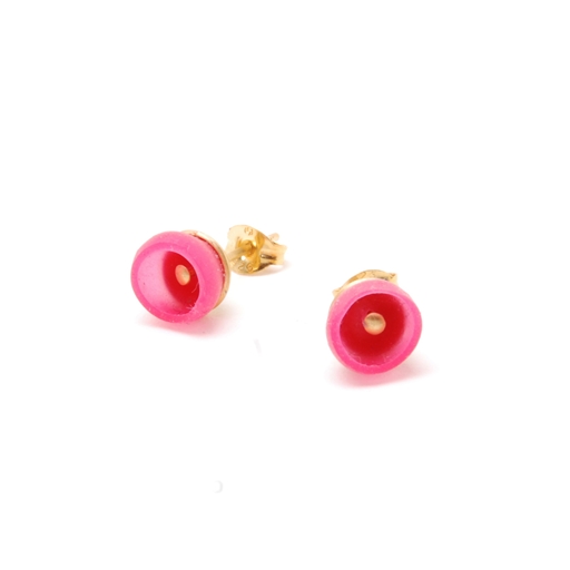 1 cup studs - pink 