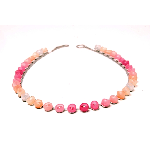 Plume Necklace - Pink/Orange