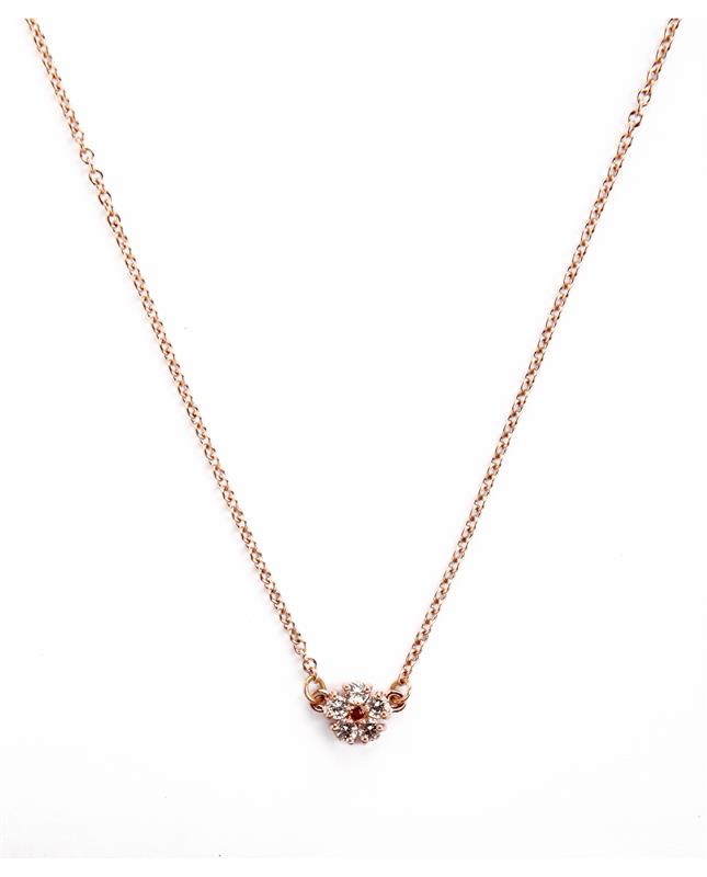 Hannah II white sapphire and ruby necklace