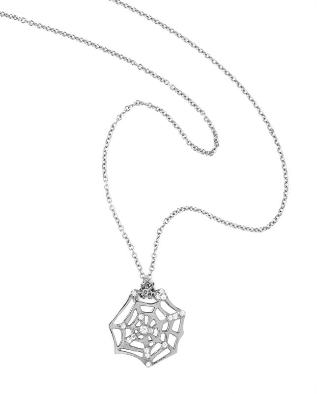 CATCH silver and diamond necklace