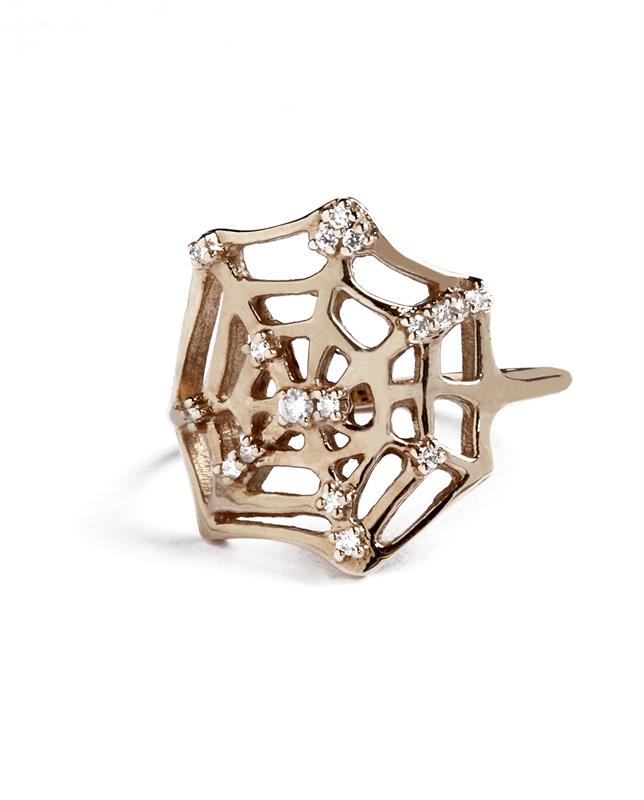 CATCH rose gold and diamond ring
